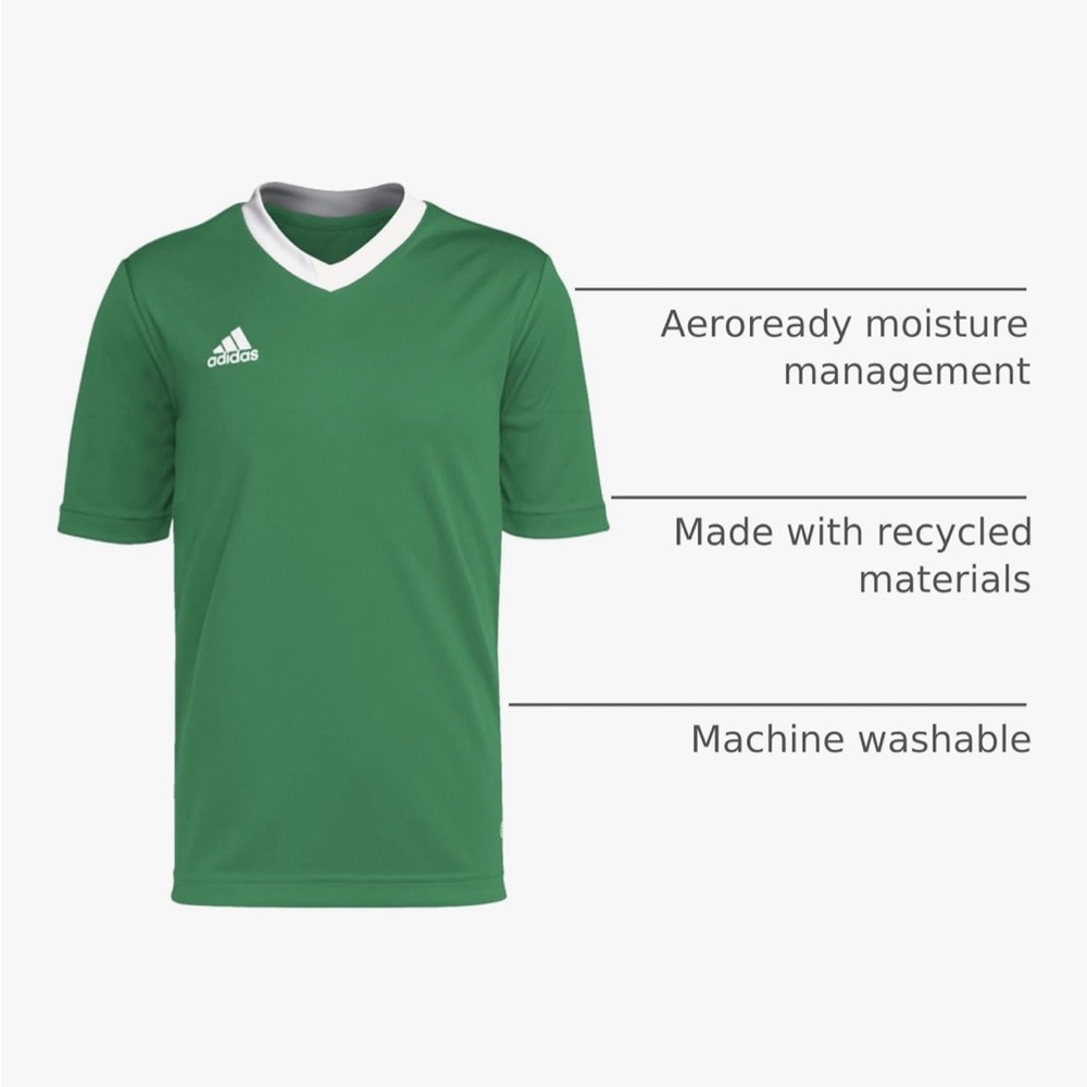 NWOT Adidas Unisex-Child Entrada 22 Jersey (M)